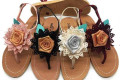 Chappals & Shoe Ladies Metallic